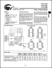 Click here to download CY7C196-45VC Datasheet