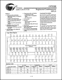 Click here to download CY7C332-20WMB Datasheet