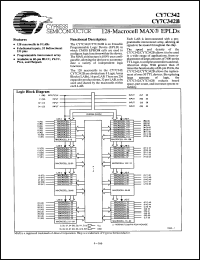 Click here to download CY7C342-35GC Datasheet