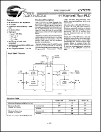 Click here to download CY7C372-20JC Datasheet