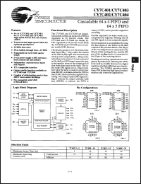 Click here to download CY7C401-25LC Datasheet