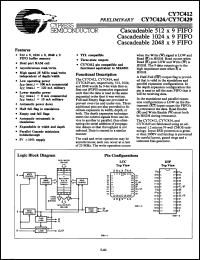 Click here to download CY7C412-30LC Datasheet