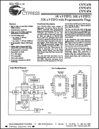 Click here to download CY7C474-25LC Datasheet