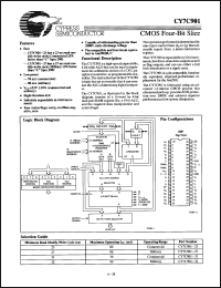 Click here to download CY7C901-23JC Datasheet