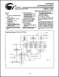 Click here to download CY7C9117-35JC Datasheet