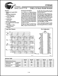 Click here to download CYM1641LHD55MB Datasheet