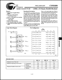 Click here to download CYM1838LHG30MB Datasheet