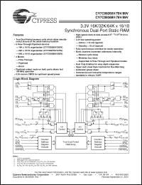 Click here to download CY7C09279V-7AC Datasheet