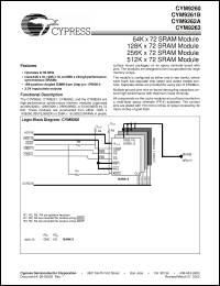 Click here to download CYM9262A-50C Datasheet