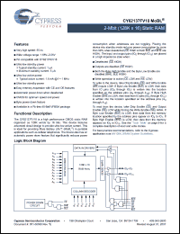 Click here to download CY62137FV18 Datasheet