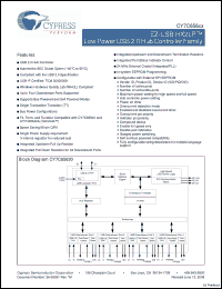 Click here to download CY4606 Datasheet