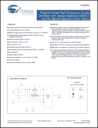 Click here to download CY25701 Datasheet
