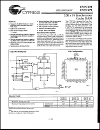 Click here to download CY7C178-12YBM Datasheet