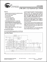 Click here to download CY7C1329G Datasheet