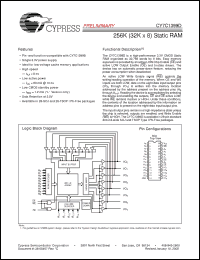 Click here to download CY7C1399DL-12ZXC Datasheet