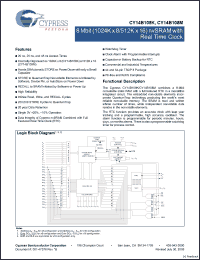 Click here to download CY14B108M-ZSP25XI Datasheet
