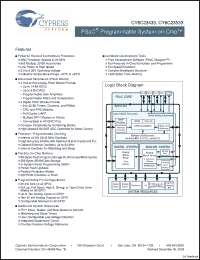 Click here to download CY8C23533 Datasheet