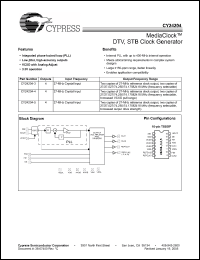 Click here to download CY24204ZXC-3T Datasheet