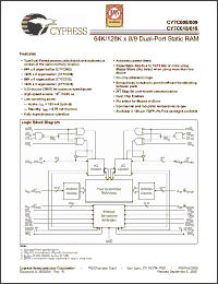 Click here to download CY7C009-15AXC Datasheet