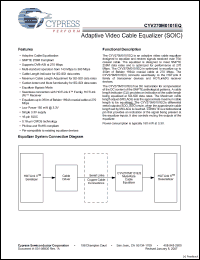 Click here to download CYV270M0101EQ Datasheet