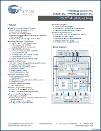 Click here to download CY8C21234-24S Datasheet