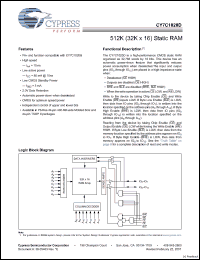 Click here to download CY7C1020D-10VXI Datasheet