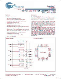 Click here to download CY7B9950AXC Datasheet