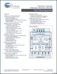 Click here to download CY8C21434-24LFXIT Datasheet