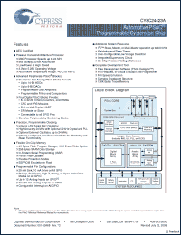 Click here to download CY8C24423A-24PVXA Datasheet