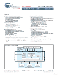 Click here to download CY7C60455-48LFXC Datasheet