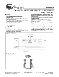 Click here to download CY26049-36 Datasheet