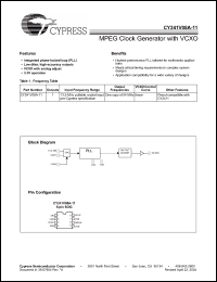 Click here to download CY241V08ASC-11T Datasheet