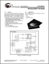 Click here to download CYWUSB6942 Datasheet