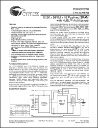 Click here to download CY7C1370BV25-167AI Datasheet