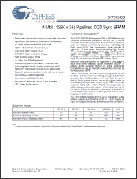 Click here to download CY7C1348G-250AXI Datasheet