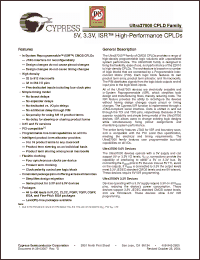 Click here to download CY37064VP100-100ACT Datasheet