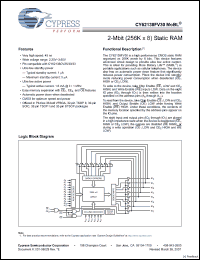 Click here to download CY62138FV30LL-45ZXI Datasheet