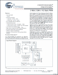 Click here to download CY62137CV33LL Datasheet