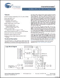 Click here to download CY62167EV30_09 Datasheet