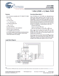Click here to download CY7C106D Datasheet