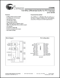 Click here to download CY28400OXC Datasheet