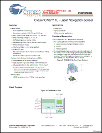 Click here to download CYONS1001L Datasheet