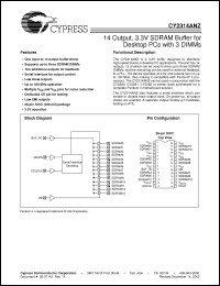 Click here to download CY2314ANZ Datasheet