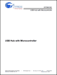 Click here to download CY7C65113C-SXCT Datasheet