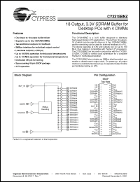 Click here to download CY2318BNZ Datasheet