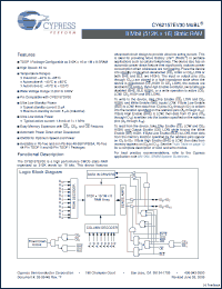Click here to download CY62157EV30LL-55ZSXE Datasheet