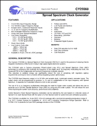 Click here to download CY25568 Datasheet