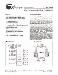 Click here to download CY7C9915-5JXI Datasheet
