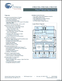 Click here to download CY8C21323-24LFXIT Datasheet
