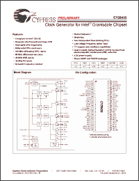 Click here to download CY28435ZXC Datasheet